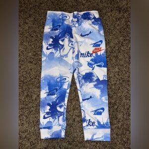 Nike Little Kids'‎ Daze Watercolor Logo Print Jogger pants boys size 4